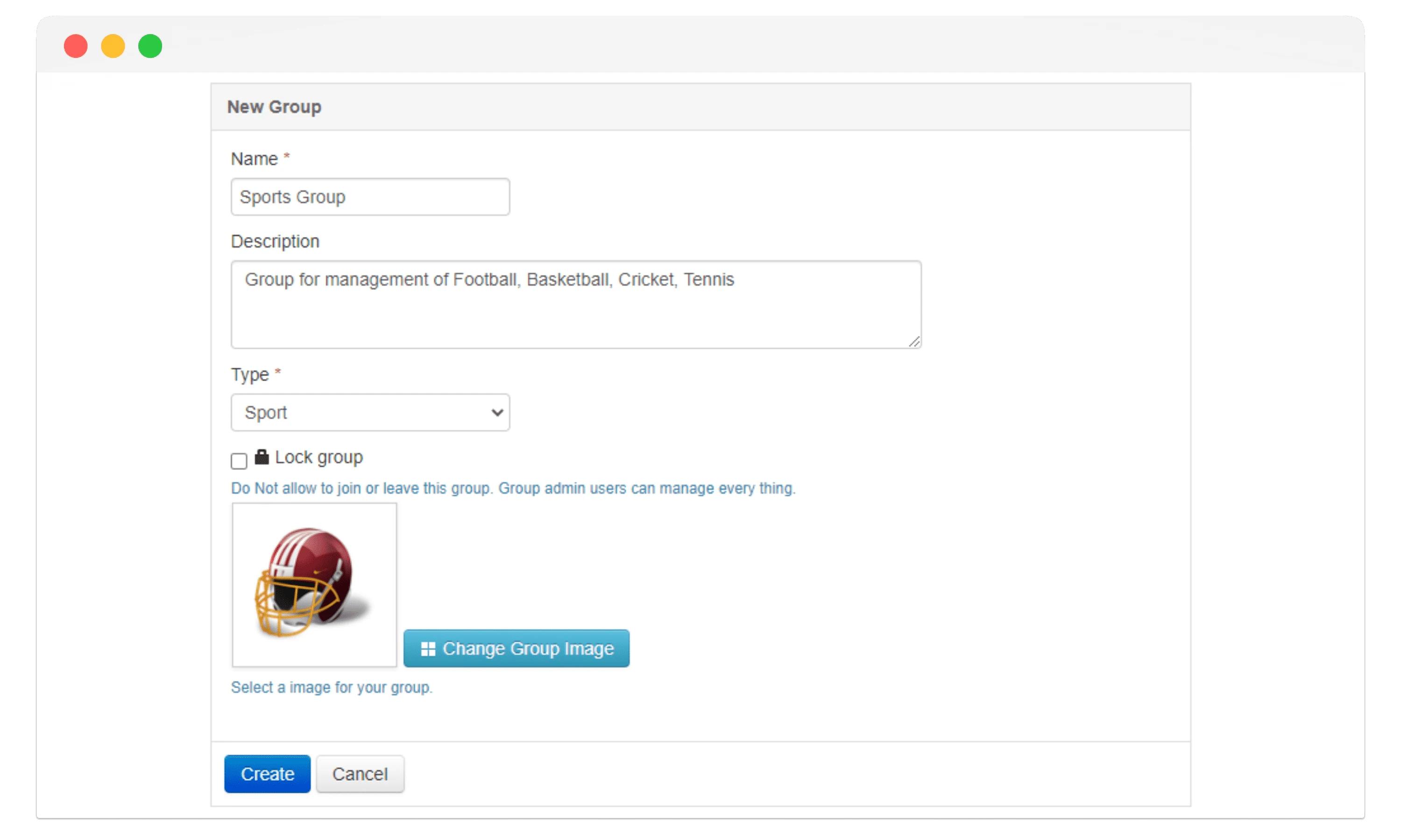 creating groups on EduCloud